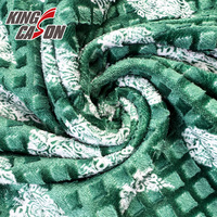 KINGCASON Chinesischer Hersteller Angenehmes Handgefühl 100% Polyester Bedruckter Gebürsteter Flanell-Fleece-Stoff für Heimtextilien