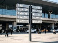 Support d'affichage en acier inoxydable pour panneau de signalisation en verre, idéal pour la signalisation extérieure des voitures et des hôpitaux