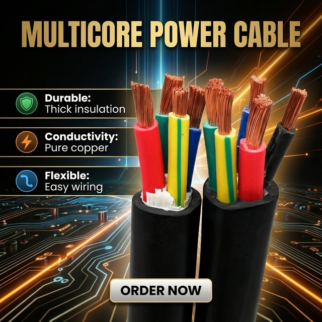H07RN-F Industrial 2/3/4/5x2.5mm Multi-core EPR Insulation Stranded Copper Conductor Rubber Shielded Cable 300/500V CCC CE IEC