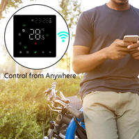 YY Y-007 Thermostat intelligent WiFi pour chauffage au sol hospitalier, écran LCD numérique carré, flexible, mural, garantie 3 ans