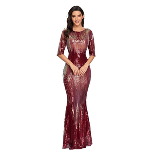 Hermosa vestidos de dama rojo vino para estilos elegantes: Alibaba.com
