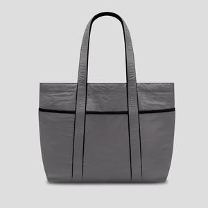 Bolsa de Compras Impermeable para Mujer, de Nailon, con Múltiples Bolsillos, Cierre Abierto, Diseño de Caramelos, Bordado de Poliéster, para Uso Diario - Product Image 2