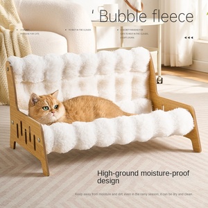 Kedi ve Küçük Köpekler İçin Kabarcık Kadife Yıkanabilir Sıcak Evcil Hayvan Yuvası, Her Mevsim Evrensel İç Mekan Kullanımı, Montaj Gerektirmez - Product Image 3