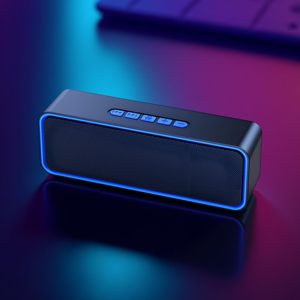 Chất lượng cao RGB Boombox với đài phát thanh chức năng hỗ trợ <span class=keywords><strong>USB</strong></span> Flash Drive AUX <span class=keywords><strong>TF</strong></span> thẻ được xây dựng trong <span class=keywords><strong>mic</strong></span> Pin cho điện thoại pcs TV vv - Product Image 1