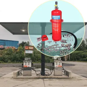 Petrol Station Or Gas Station Dry Powder Automatic Fire Suppression system