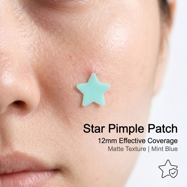 Professional Manufacturer 12mm Effective Coverage Star Invisible Acne Patchs for Wholesale