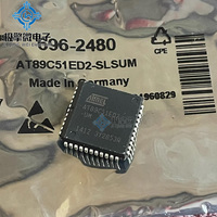 JQW AT89C51ED2 AT89C51ED2-UM AT89C51ED2-SLSUM Nuevo Microcontrolador Original de 8 Bits, Circuito Integrado Flash PLCC44, Componente Electrónico, Precio Real