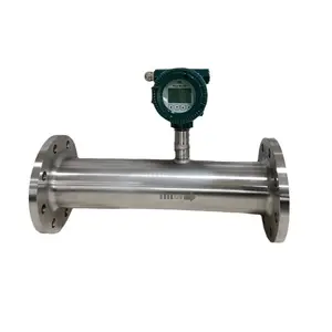 Turbine flow meter Spiral single rotor flow meter can measure water, oil, water and oil mixture, chemical liquid