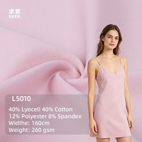 Lyocell doux pour tissu mélangé coton |   Robe respirante et extensible pour garçons, doublure écologique, matière durable, été