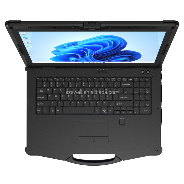 15.6inch FHD Screen Brightness 1000nits Industrial Rugged Laptop with 12th Generation CPU I5-1235U and I7-1255U