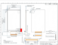 Module d'affichage E Ink Spectra 6 couleurs de 3,6 pouces (9,14 cm) avec résolution 400x600, module d'affichage E Ink SPI pour ESL et étiquettes intelligentes, écran E Ink