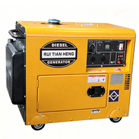 Generator Diesel Portabel Senyap 10kw 12.5kva dengan Starter Elektrik 220V 380V 3 Fasa 50Hz 60Hz Genset untuk Pertanian Toko CE ISO