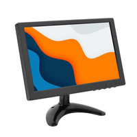 Monitor de Pantalla Táctil de 10 Pulgadas, Pantalla IPS, Compatible con Linux, Resolución 1920x1200, Monitor IPS Resistente