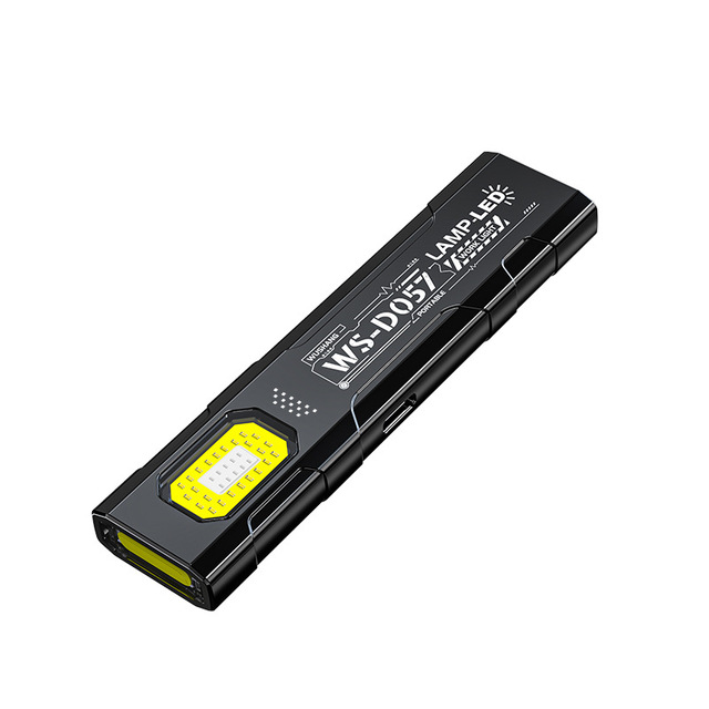 Portable COB LED Work Light Mini USB Rechargeable Magnet IP44 Waterproof EDC Pocket Torch Adjustable Beam 6000K Daylight High