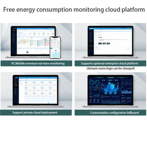 DIN Rail RS485 Modbus Medidor de Energia 4G MQTT Comunicação 3 Fases <span class=keywords><strong>Kwh</strong></span> OEM Customizável GSM Cartão Sim Suportado para Instrumento de Teste - Product Image 6