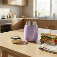 Thermos alimentaire isotherme en acier inoxydable 304 de 650 ml, écologique, maintient les aliments au chaud pendant 12 à 24 heures, idéal pour les enfants à la rentrée scolaire