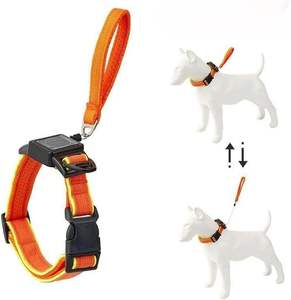 Harnais pour petits animaux 2 en 1 écologique avec laisse intégrée, laisse extensible, collier rétractable intégré, verrouillage automatique, lavage à la main - Product Image 2