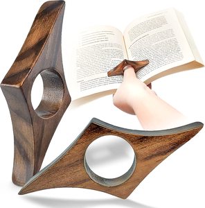 thumbnail image 2 of Bookie The Book Holder Wood Thumb Book Page Holder Book Accessory 2 of 14