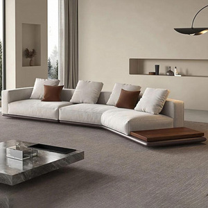 Grand ensemble de canapés en forme de salon à plancher plat de designer italien Mobilier d'angle en tissu minimaliste <span class=keywords><strong>Horizon</strong></span> - Product Image 1