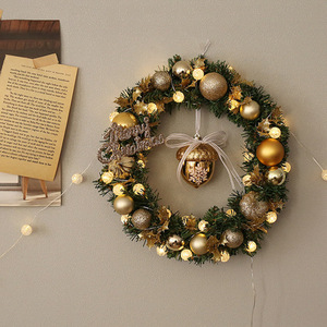 Décorations de couronnes de Noël, décorations de Noël, arbres de Noël pour la maison, ornements créatifs pour vitrines - Product Image 5