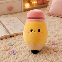 Crayon en peluche personnalisé, papeterie, fabricant OEM ODM, certifié CPC CE, directement de l'usine, animal en peluche