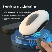 PC-Muskeltrainer aus Ahornholz mit Fernbedienung, Sechs Vibrationseinstellungen, Beckenboden-Muskeltraining, Unisex Fitnessgerät