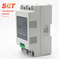 Interrupteur composé triphasé basse tension pour compensation de puissance inférieure à 50kVAR, avec contrôle hybride, à base de condensateurs, de thyristors et de relais de maintien