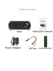 2019 最新 LED 投影机 YG 320 1080P 家用投影机 - Product Image 6