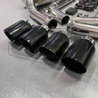 Kit d'échappement en acier inoxydable pour Porsche Panamera Turbo/Turbo S 4.8 3.6 970, avec soupape électronique de 70 mm de diamètre large