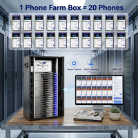 Boîtier de serveur Android Lieying pour S8/S9/S10/zFlip4/zFlip3, 64 Go de RAM, 4 Go/6 Go de ROM, 128 Go/256 Go de stockage
