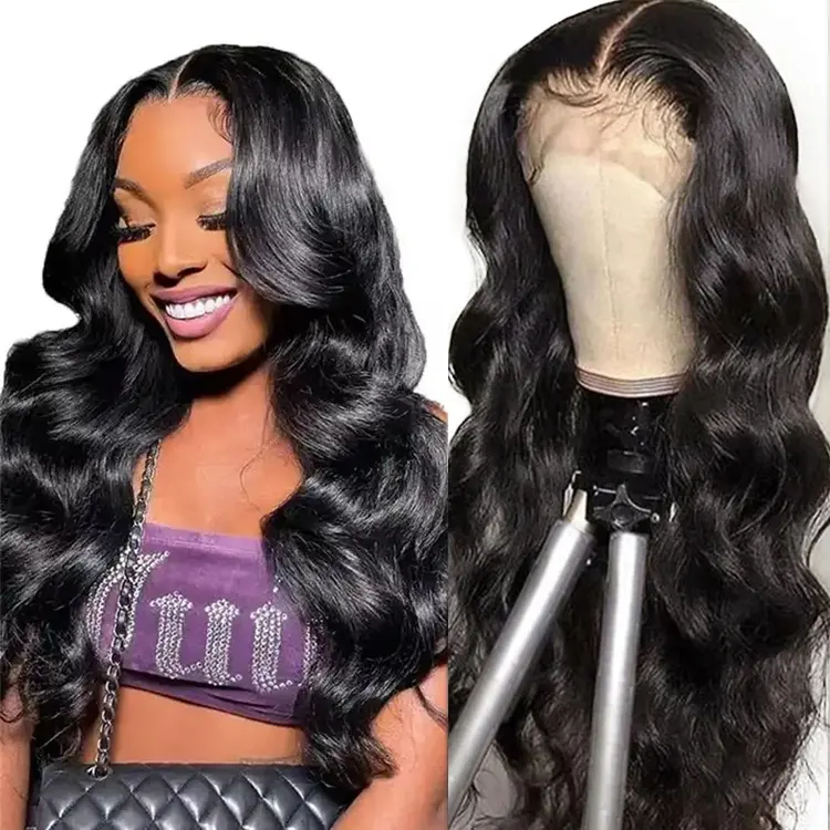 Alibaba Shopping Online Virgin Remy Raw Indian Cuticle Aligned Full trasparente Hd Lace parrucche dei capelli umani per le donne nere