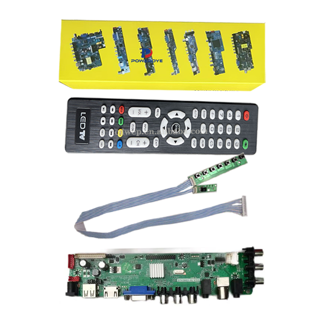 DTV 3663-AS V3.0 Motherboard DVB-T2 LED TV motherboard 14-32 Inch Africa Market Compatible Motherboard