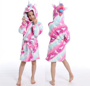 Mode enfants Animal fête Costume robe <span class=keywords><strong>peignoir</strong></span> en peluche cheval <span class=keywords><strong>peignoir</strong></span> pour filles garçons fête d'anniversaire décoration - Product Image 5
