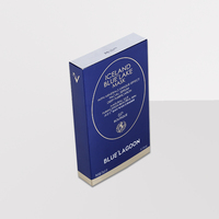 Rouge à lèvres de parfum personnalisé boîte cadeau en papier pour masque cosmétique pliable boîte d'emballage de brillant à lèvres boîtes cosmétiques