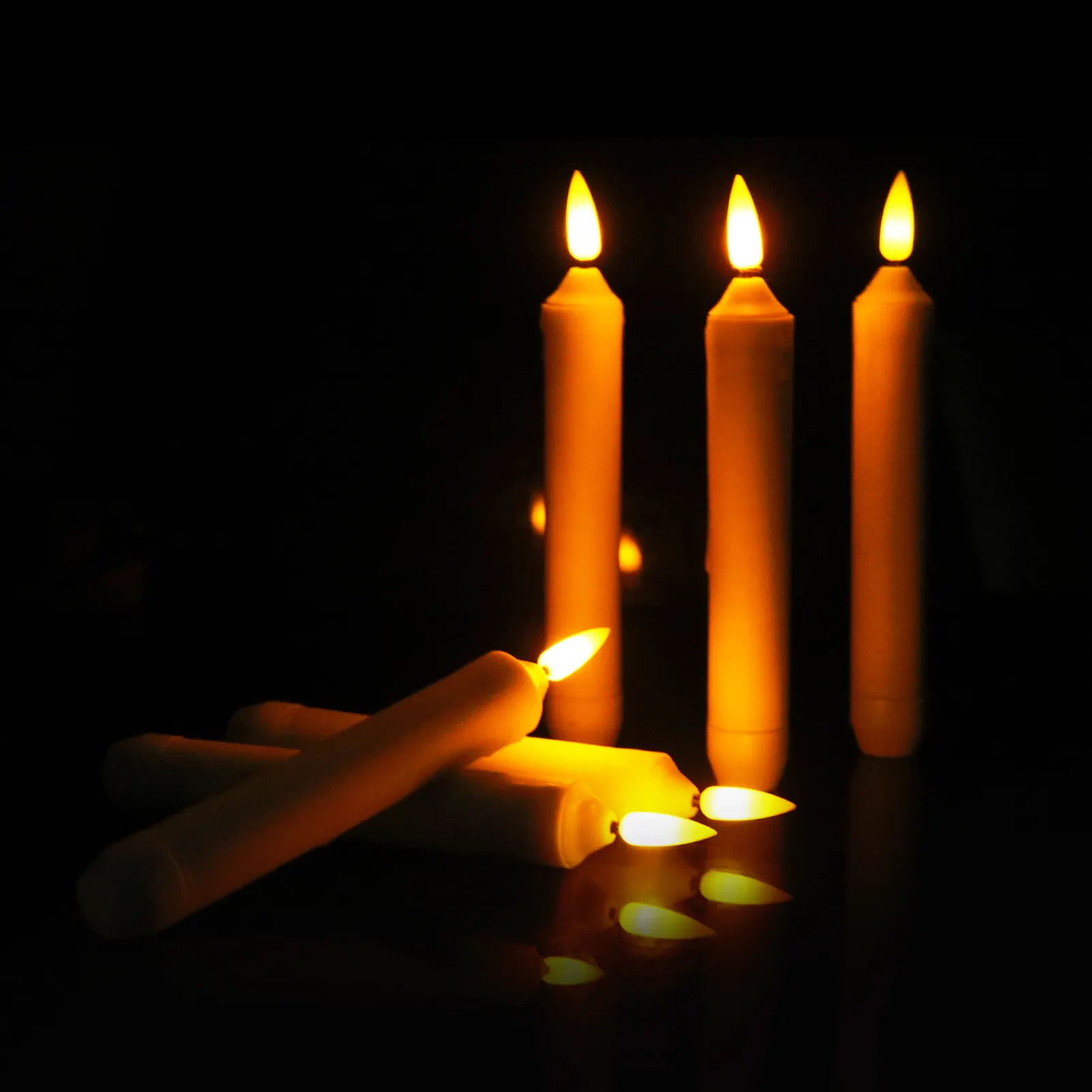 Украшение для дома, конические свечи, светодиодные световые конические свечи с дистанционным управлением, подарочные конические свечи, светодиодные фонари