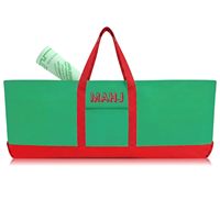 Sac de transport en toile pour tuiles et supports de Mahjong américain, vide, grand format, adapté aux supports et aux tuiles.