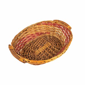 Bánh mì trái cây thực phẩm snack bữa ăn sáng hiển thị tay-dệt wicker mây khay Vòng Dã Ngoại lưu trữ giỏ - Product Image 4