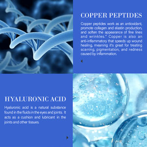Fabbrica professionale personalizzato blu Peptide di rame crema per il viso liofilizzato polvere fiale siero Anti-infiammatorio riparazione - Product Image 2