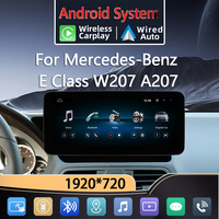 Autoradio Android avec écran tactile 10,25''/12,3'', GPS, navigation WiFi 4G pour Mercedes Classe E C207 W207 A207 NTG4 2009-2016