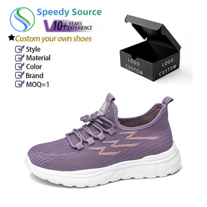 Mocasines informales de malla transpirable con cierre antideslizante para mujer, zapatos antideslizantes para caminar para mamás, tendencia de moda de verano 2025 - Product Image 1