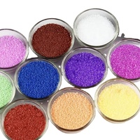 Cire de sable granulée parfumée pour bougies, faite à la main, colorée, pour décoration DIY, prix usine