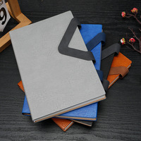 Cahier de notes d'affaires en cuir PU Surface confortable avec V Lock