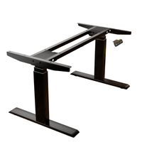Bureau électrique à double moteur, hauteur réglable, assis-debout, bureaux de bureau motorisés, table d'ordinateur ergonomique