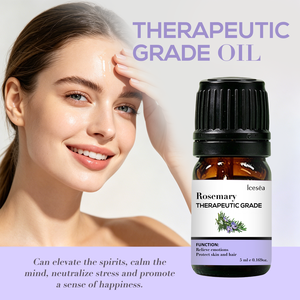 Huile Essentielle de <span class=keywords><strong>Romarin</strong></span> <span class=keywords><strong>à</strong></span> Marque Blanche pour la Croissance des Cheveux et les Soins du Cuir Chevelu 100% Pure Naturelle Aromathérapie OEM - Product Image 2