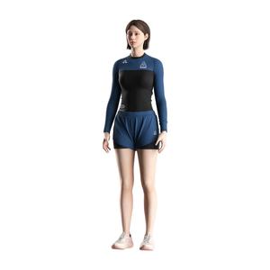 Ensemble Rashguard et Short MMA Anti-Transpiration pour Femme, Coutures Plates, Coupe de Compression pour Entraînement à Haute Intensité - Product Image 5