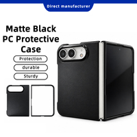 Étui de téléphone en PC noir mat pour iPhone 18 Duo, nouveau modèle, coque de portefeuille vierge, accessoires pour téléphone portable