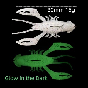 <span class=keywords><strong>Esca</strong></span> Morbida Affondante Bionica da 80mm 16g 3 Pollici <span class=keywords><strong>per</strong></span> Pesca in Mare di Spigole e Salmoni con Occhi 3D HBS02 - Product Image 2