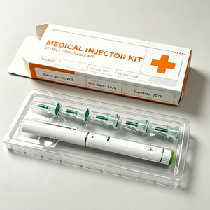 Estuche para Almacenamiento de Plumas, Caja de Embalaje de Papel con Bandeja Protectora para Juego de Plumas Inyectables, Cajas Plegables, Embalaje Exterior para Dispositivos Médicos - Product Image 6