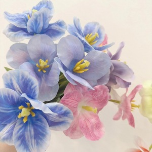 Bouquet de tulipes artificielles en soie, fleurs imprimées en 3D, faites à la main, décoration de mariage et de maison - Product Image 1