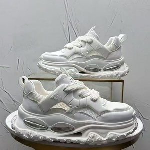 Baskets Chunky <span class=keywords><strong>Tendance</strong></span> en Maille Respirante Chaussures de Course Décontractées Rehaussantes avec Absorption des Chocs Caractéristique Sportive - Product Image 4